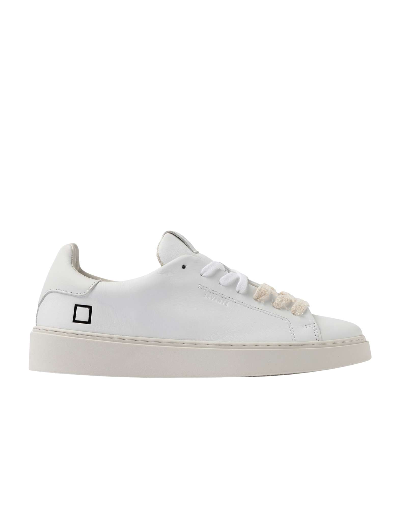 White Levante Calf Leather Sneakers