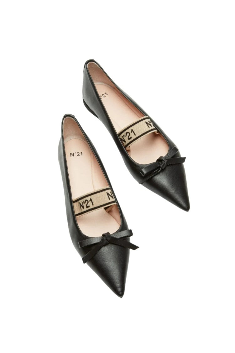 Leather Ballet Pumps