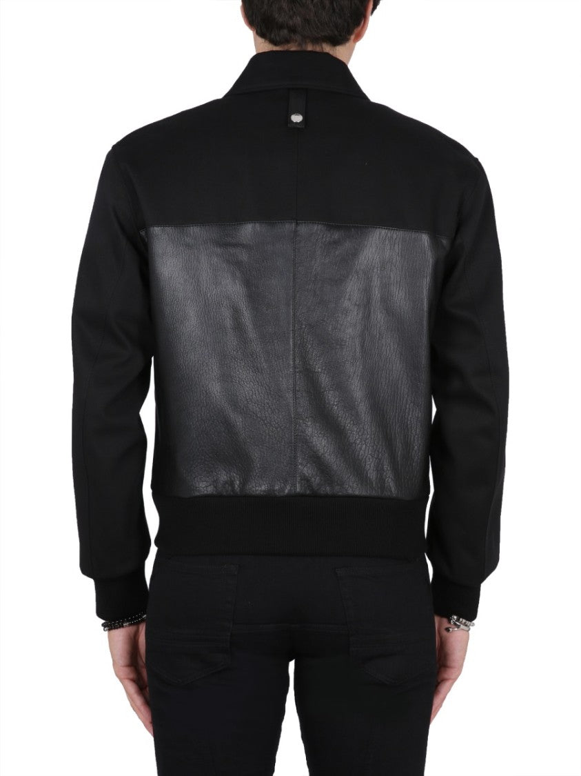 Leather Bomber Jacket