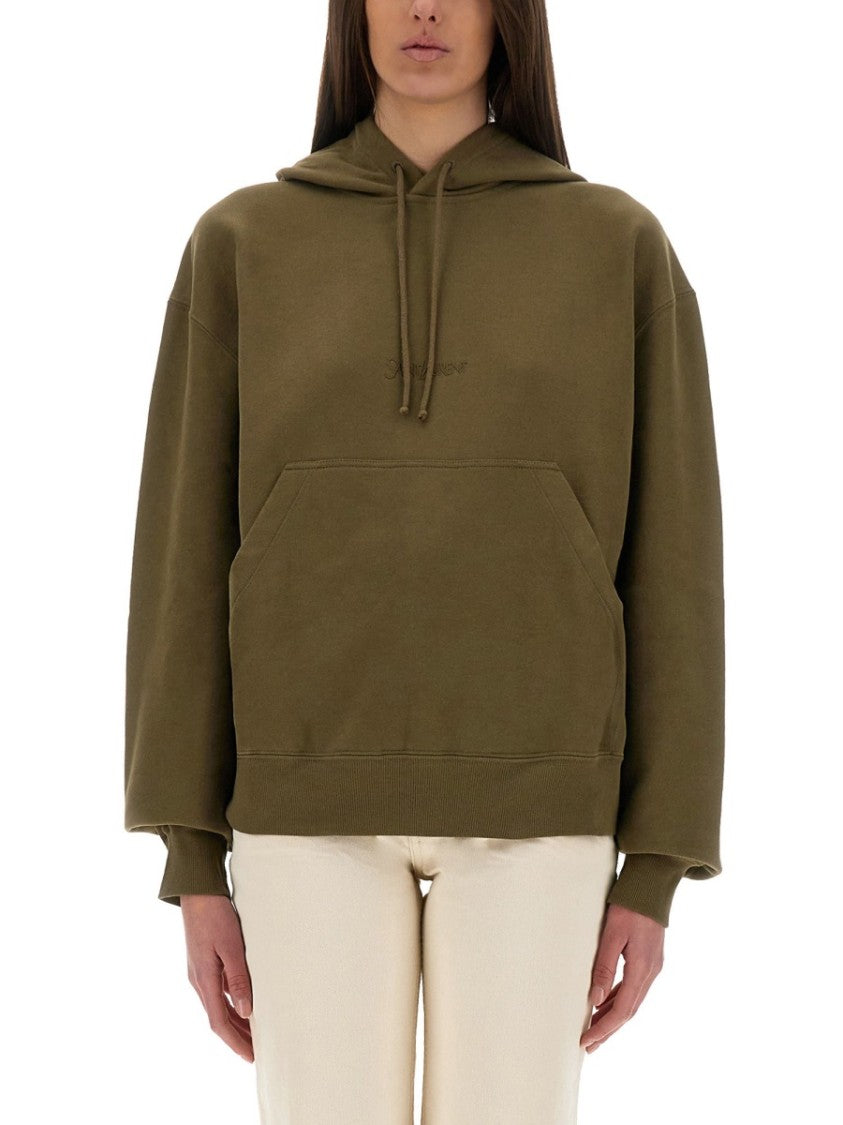 Hooded Sweatshirt With Logo Detailing