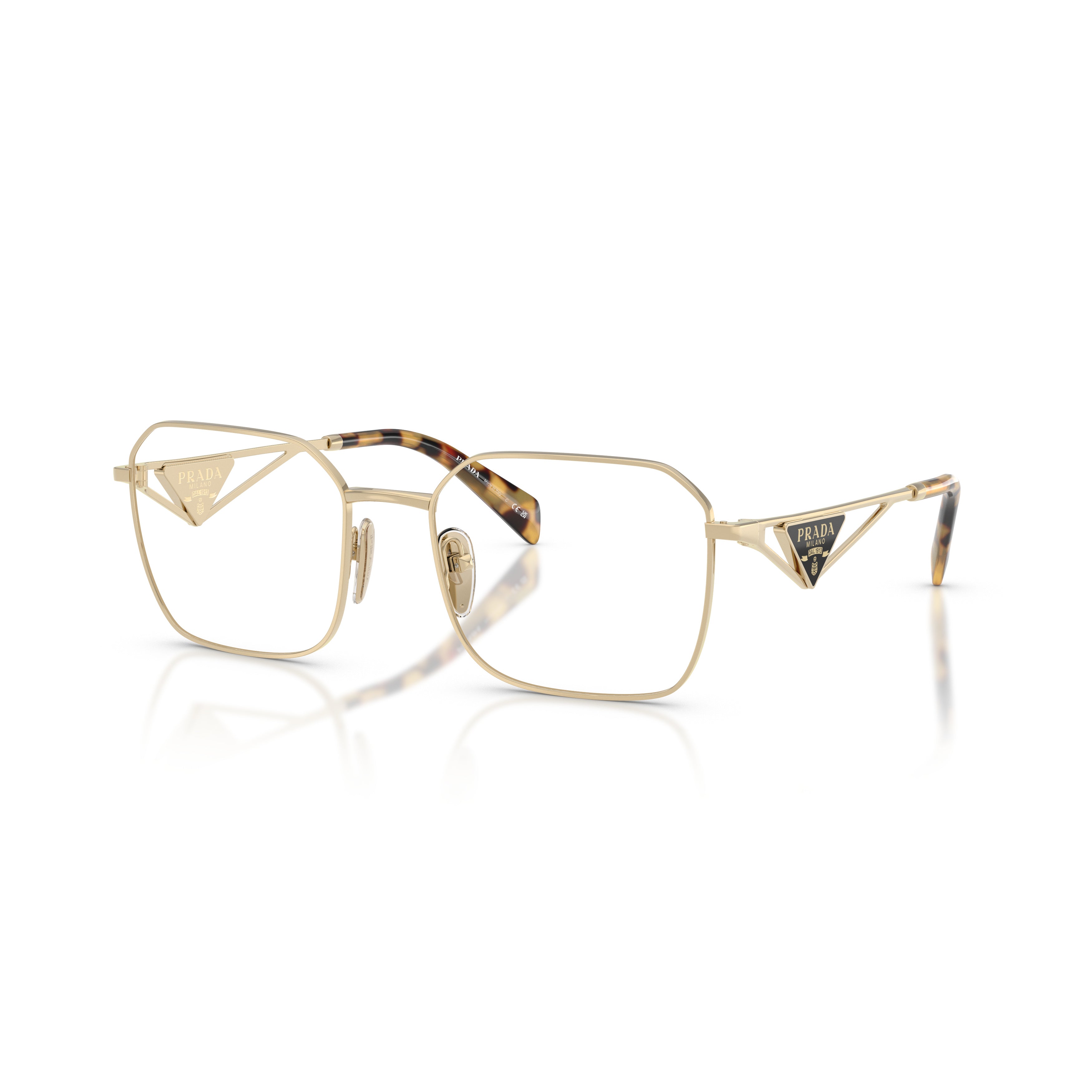 0pr A51v Square Metal Frame Sunglasses
