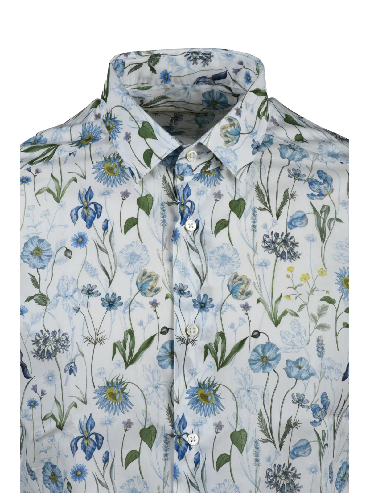 Multicolor Patterned Cotton Shirt