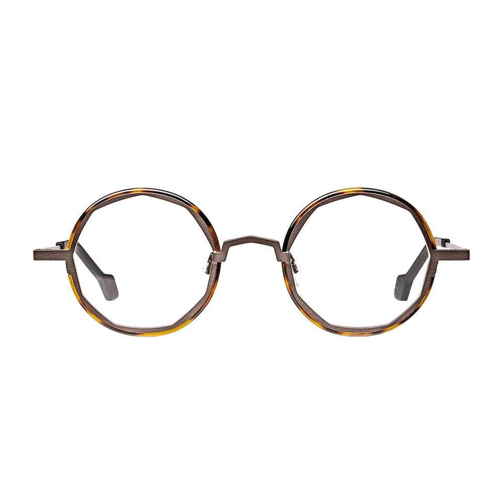Comma Octagonal Round Titanium Sunglasses
