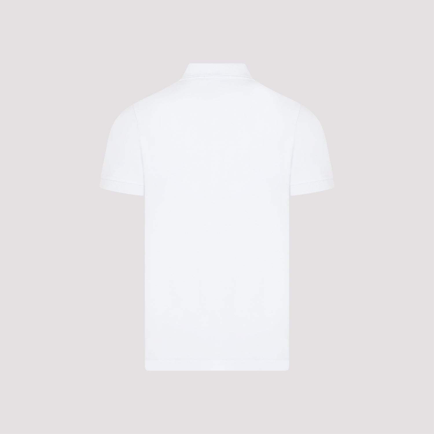 Classic White Cotton Polo With Iconic Logo Detail