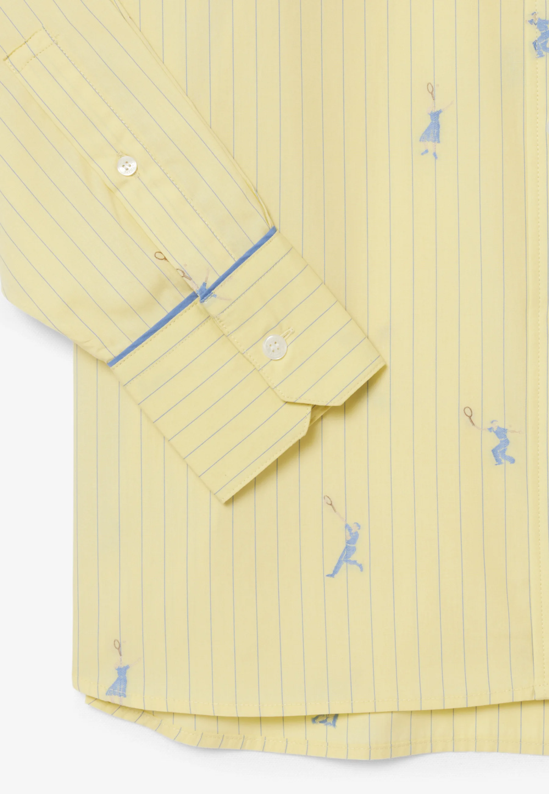 Yellow Monogram Jacquard Oversized Shirt