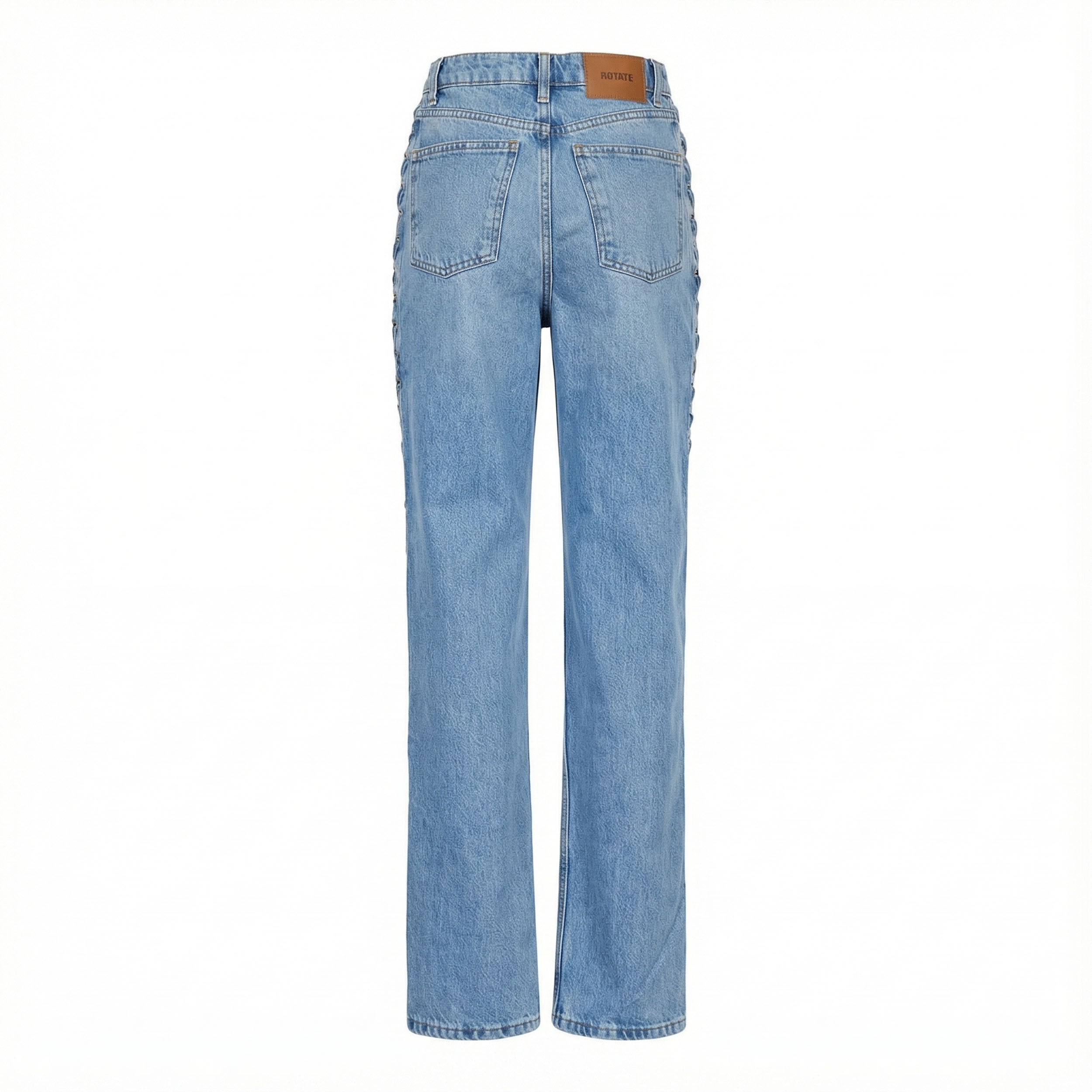 Totama Twisted Lace-Up Jeans