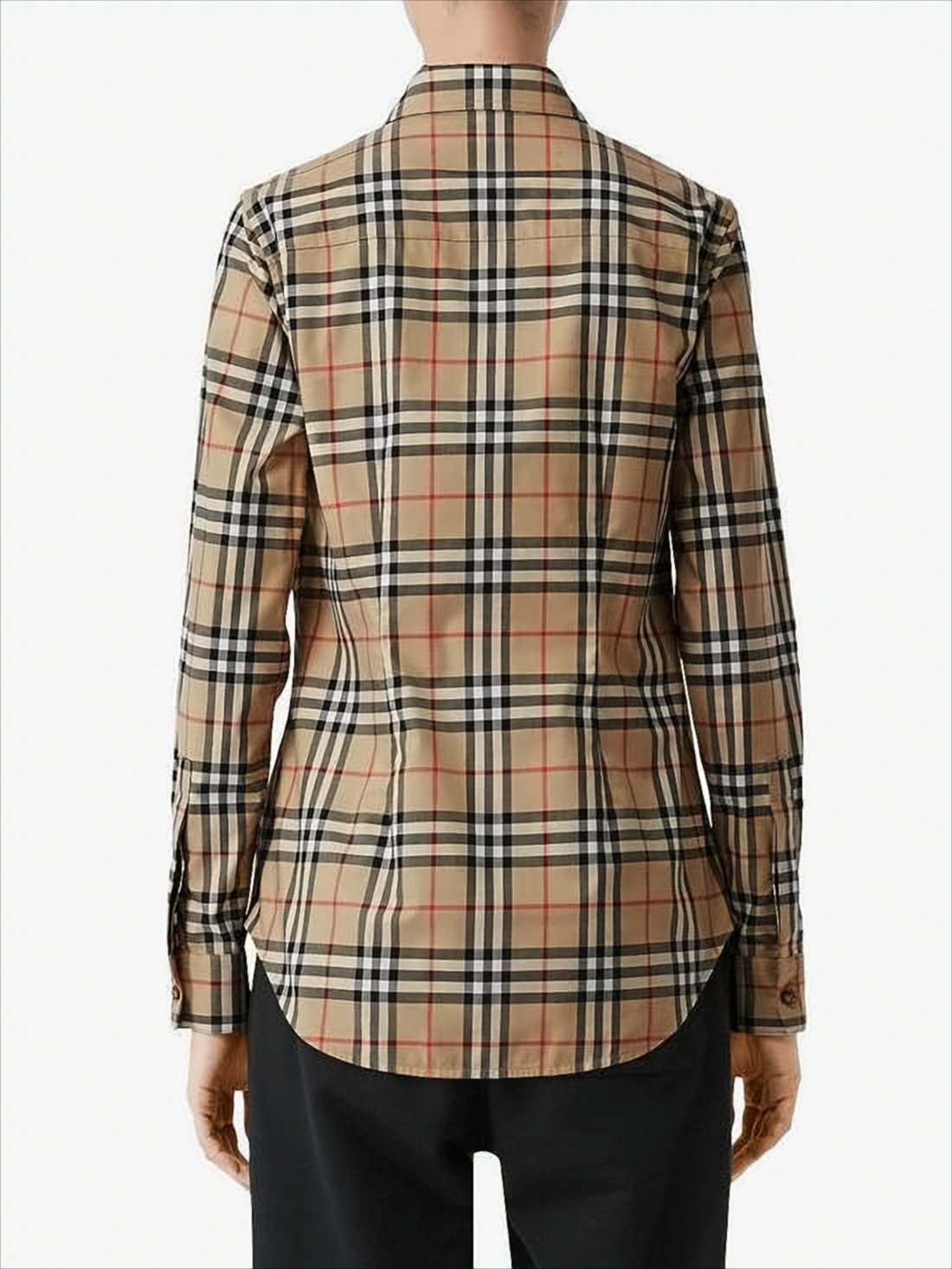 Check Pattern Cotton Blend Burberry Shirt