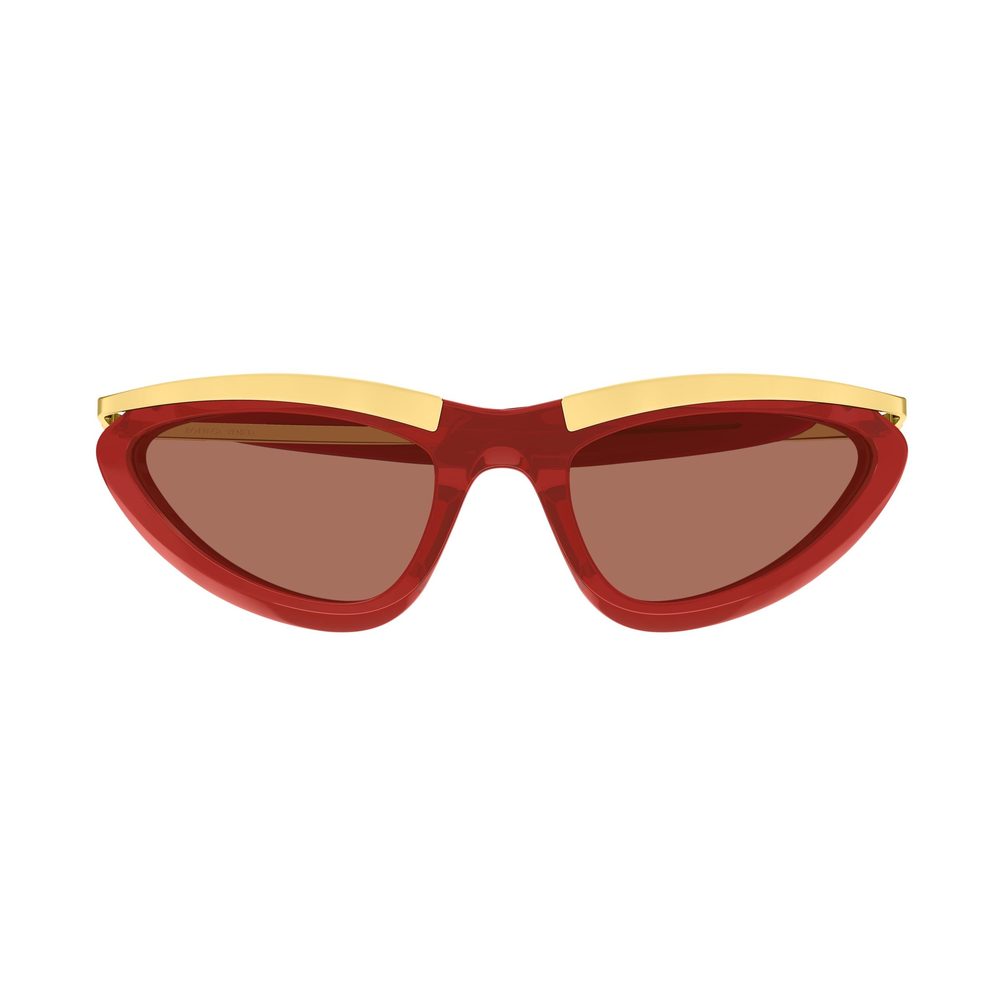 Red Bv1477s Bold Glossy Cat-Eye Sunglasses
