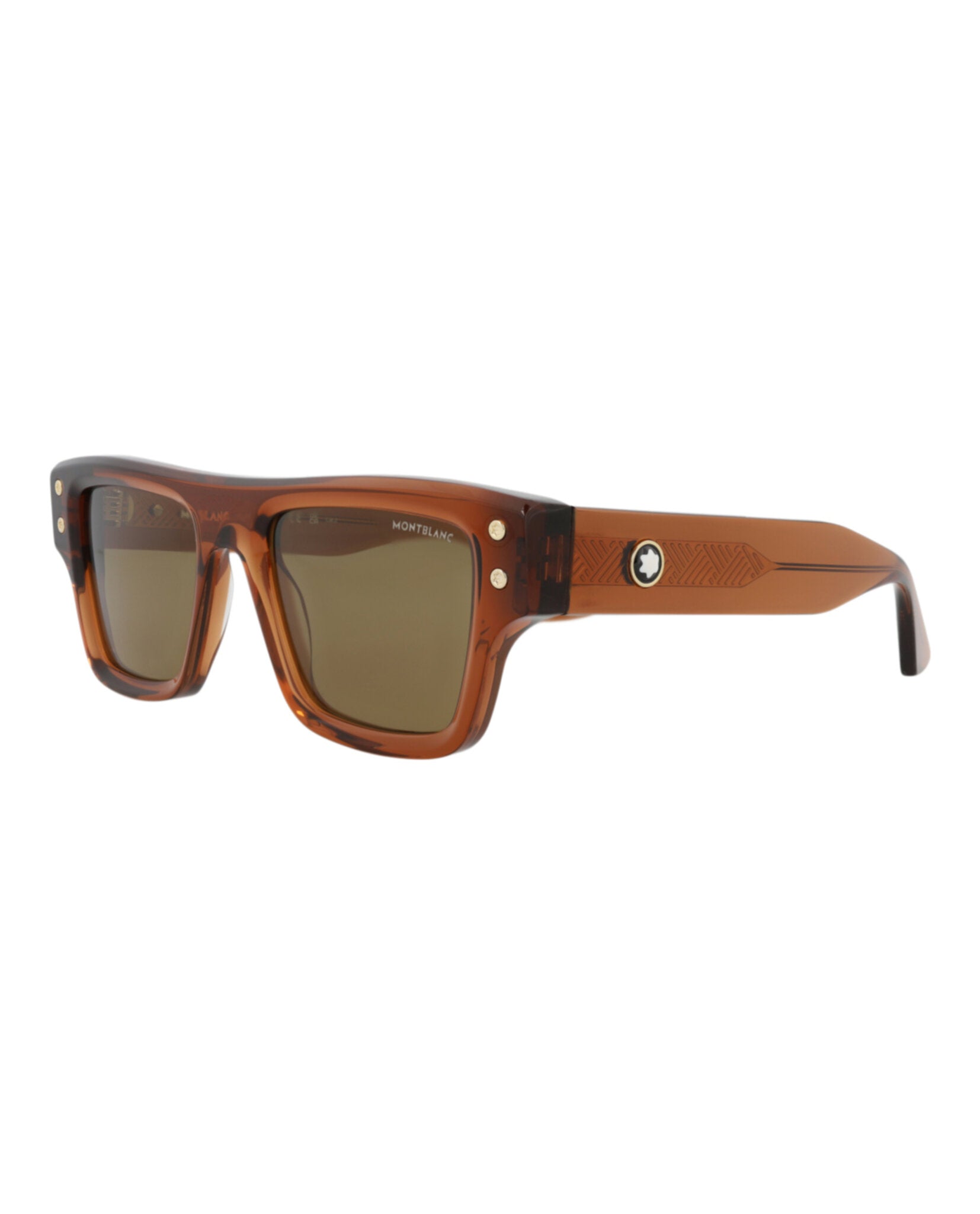 Square-Frame Recycled Acetate Sunglasses
