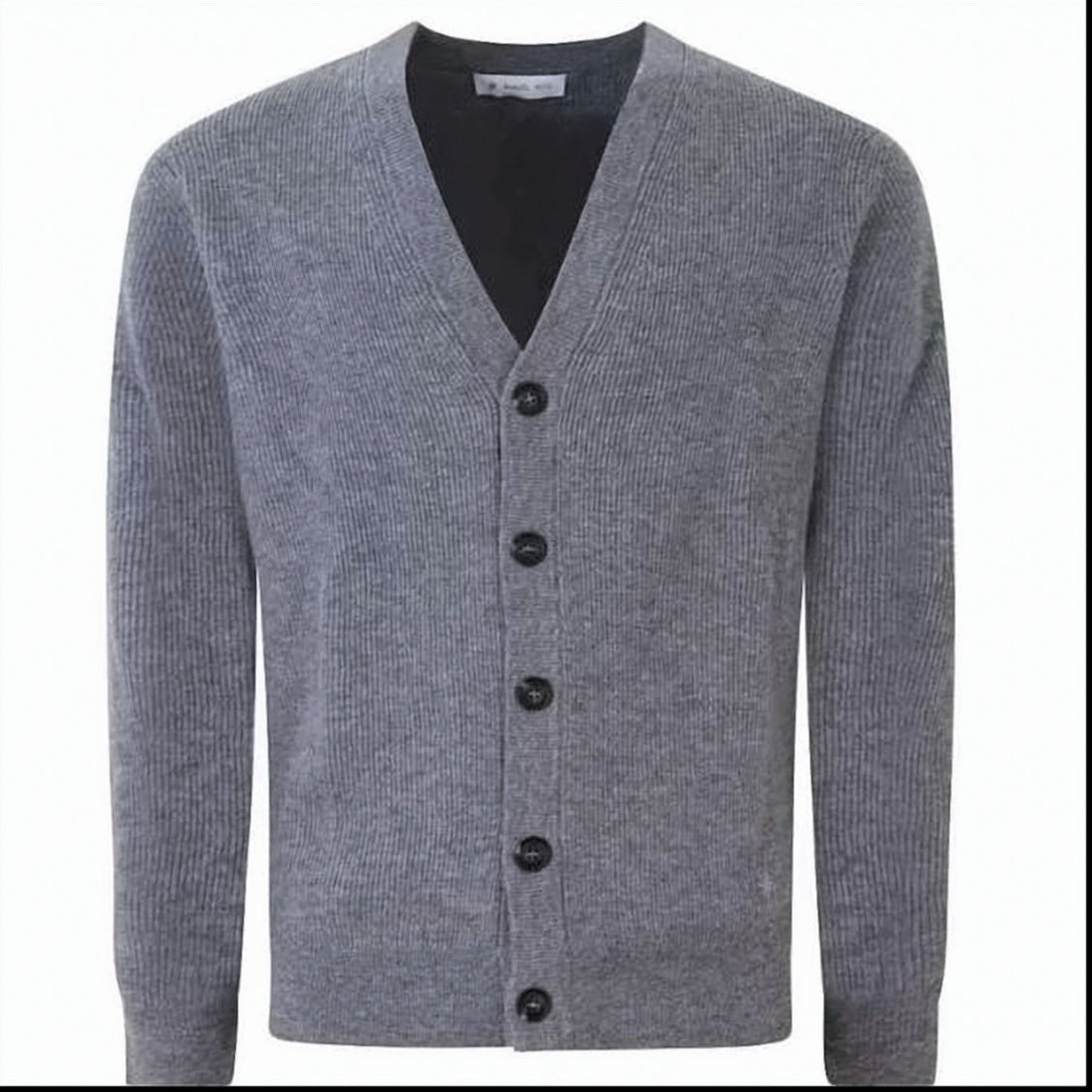 Ribbed Wool Cardigan