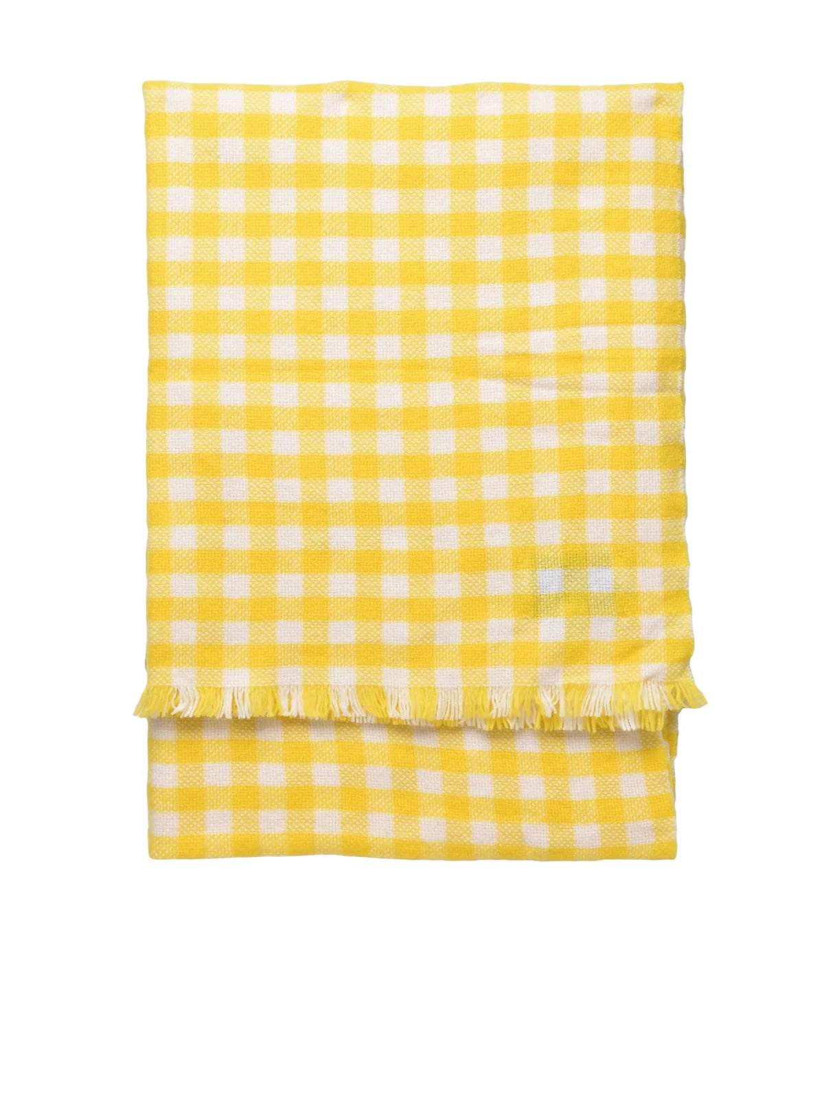 That's Alyki Cashmere Scarf - White/Yellow