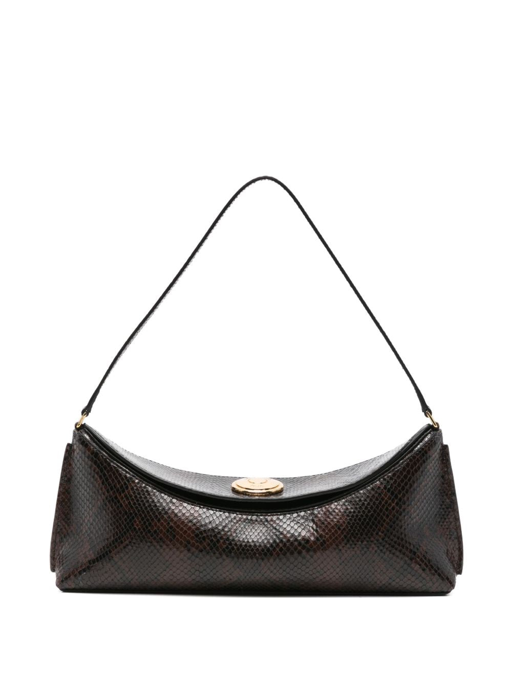 Elongated Black Handbag