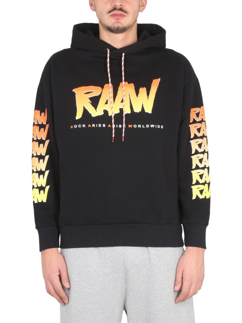 Gradient Logo Print Sweatshirt