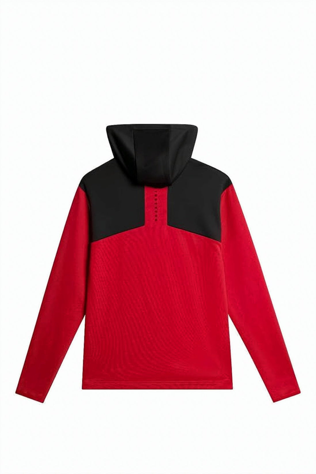 Color-Block Hooded Sweatshirt with Front Zipper