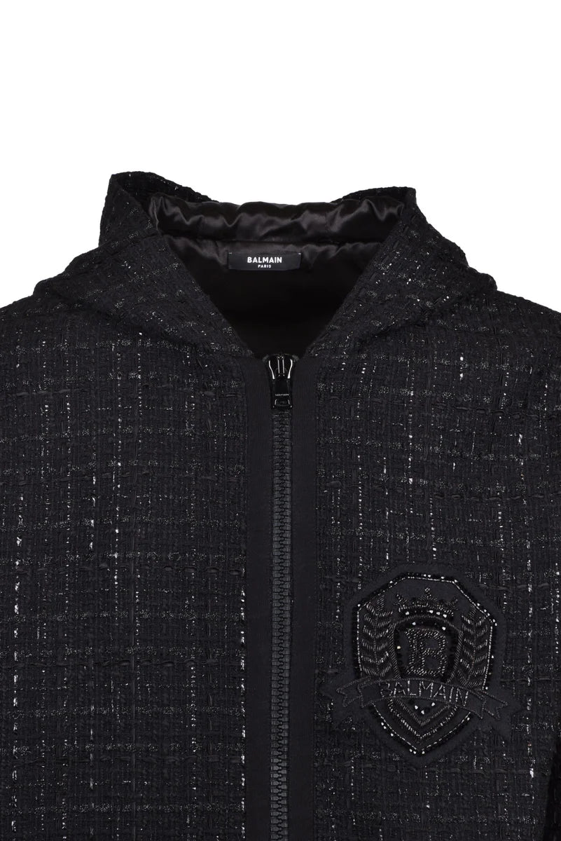 Bouclé Jacket - Black