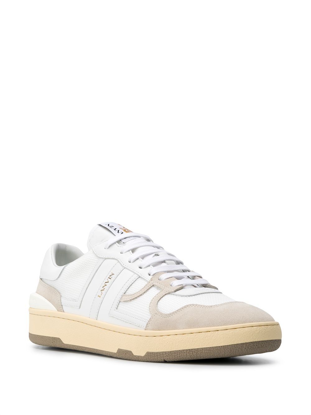 Low-Top Sneakers with Lace-Up Fastening