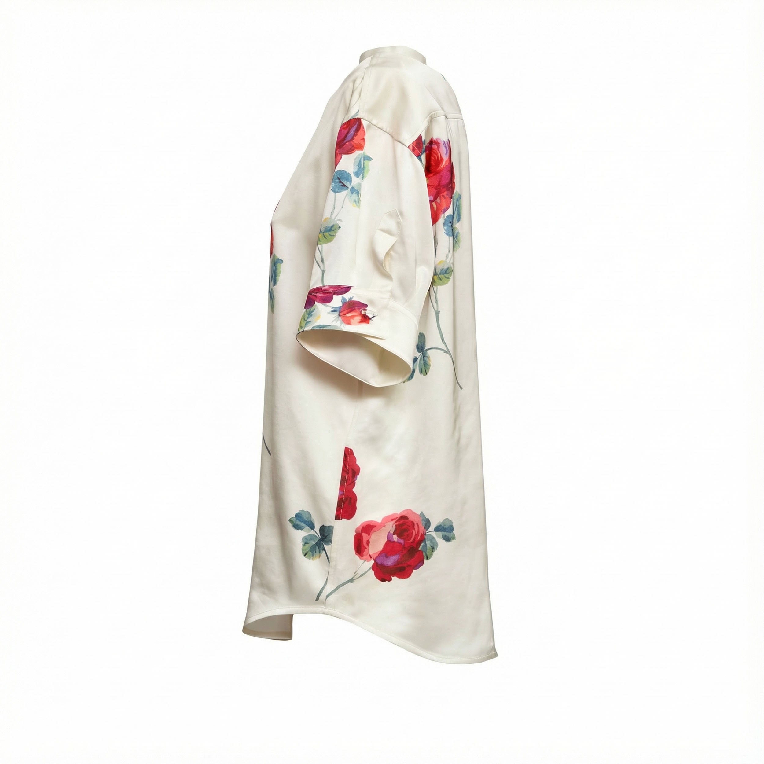 Floral Print Short-Sleeve Shirt
