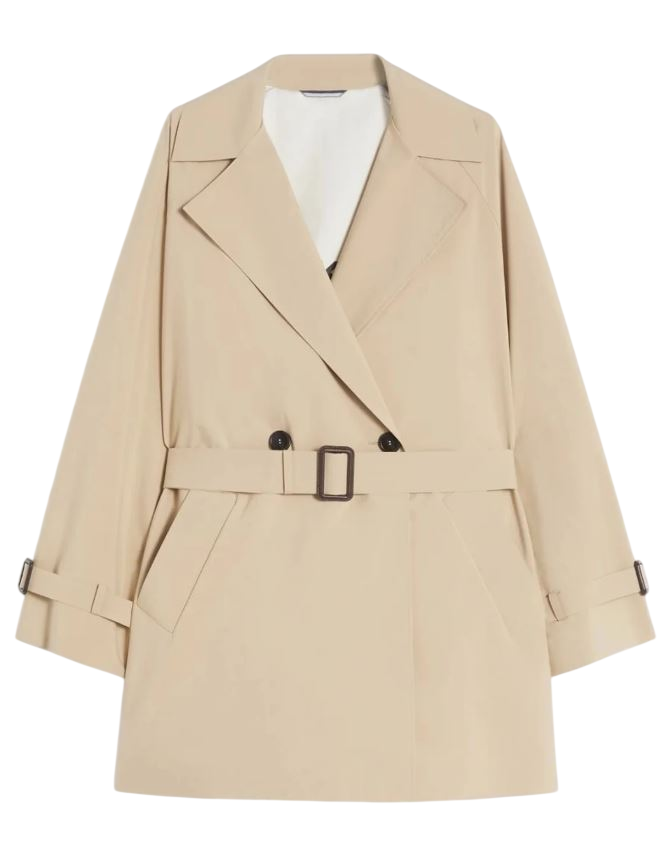 Ovatta Technical Canvas Trench Coat