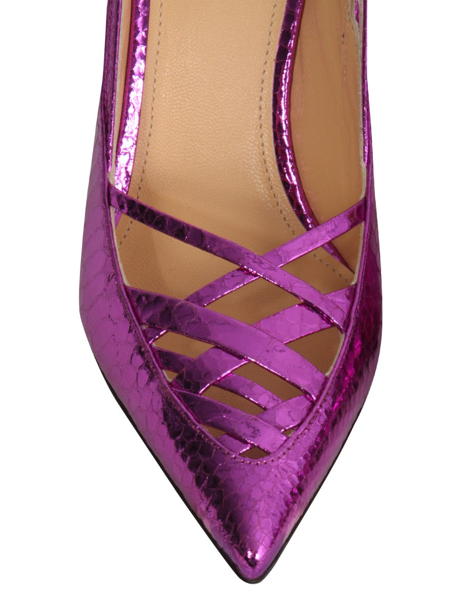 Leather High Heel Pumps