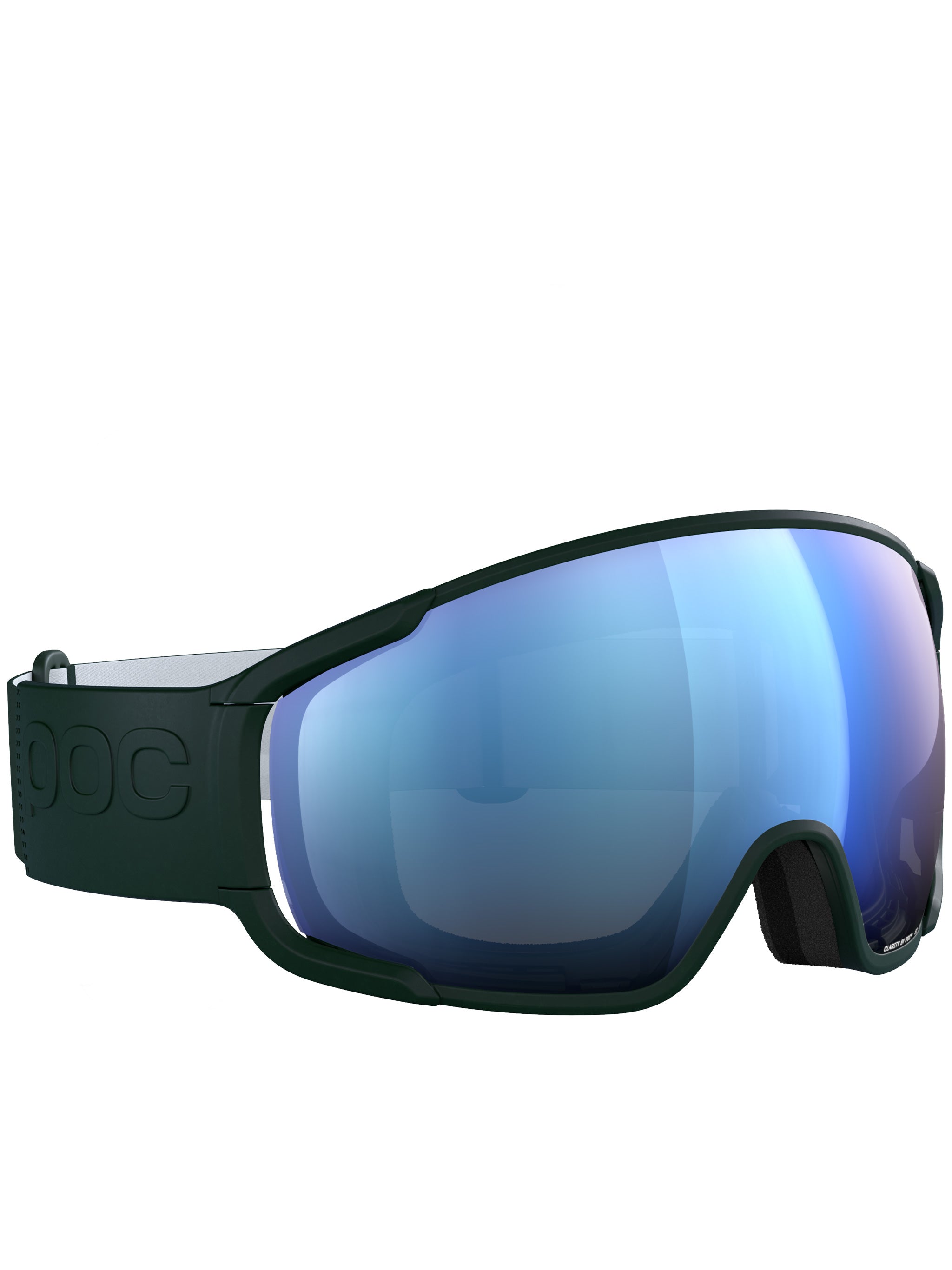 Black Zonula Wraparound Reflective Ski Goggle