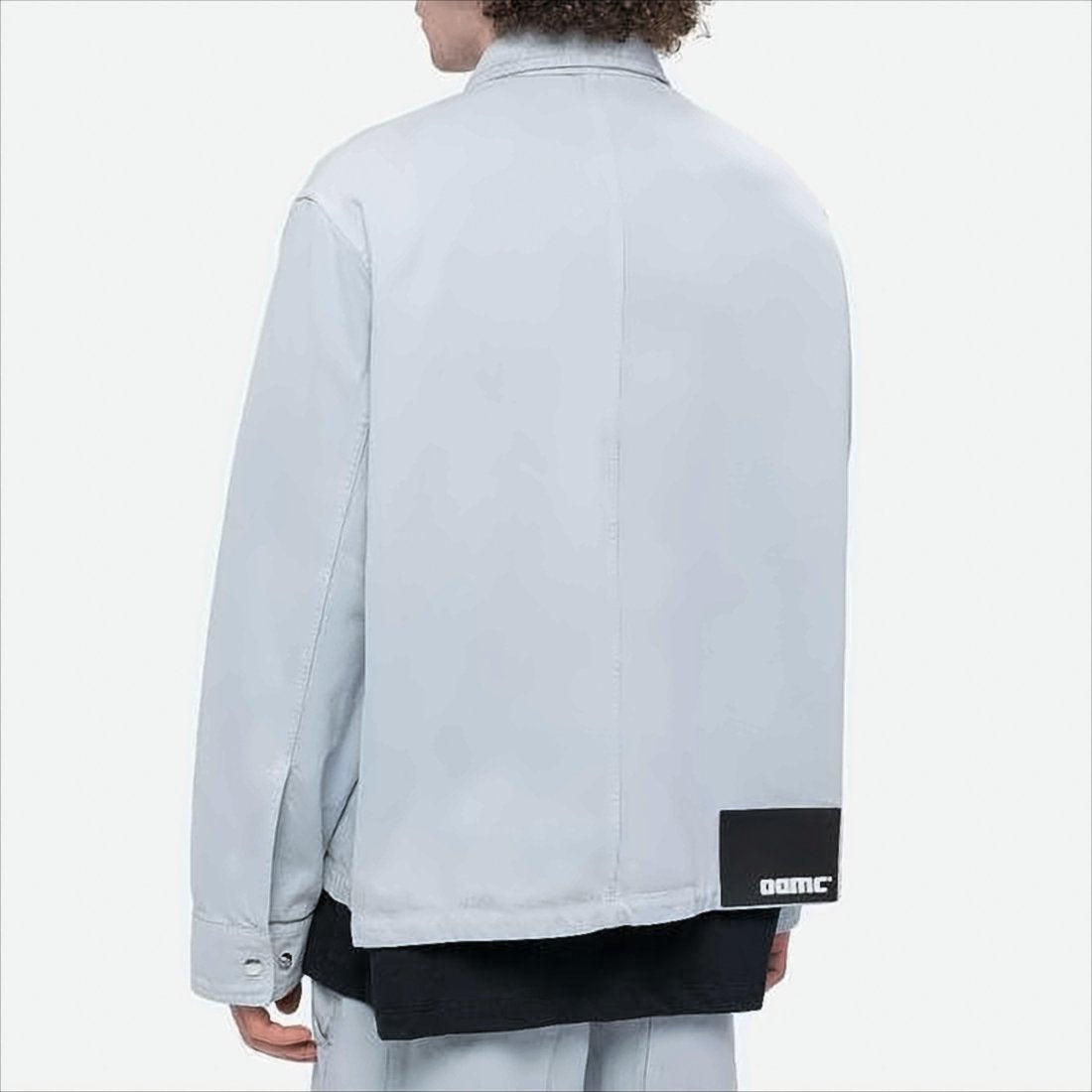 Lightweight Blue Jacket with Design