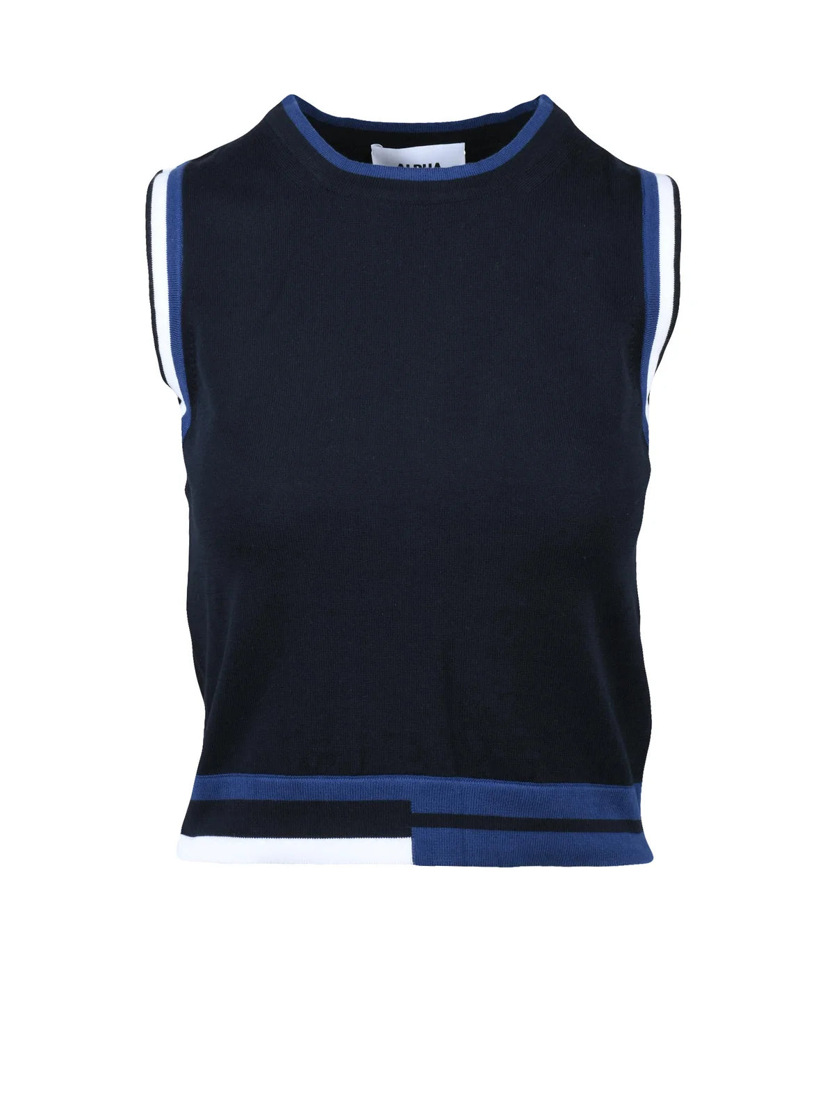 Dark Blue Cotton Top
