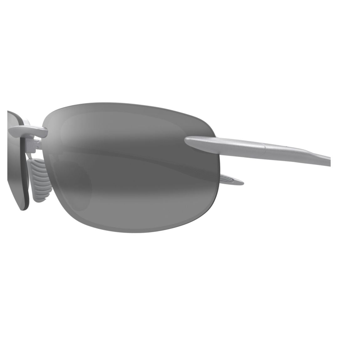 Hookipa Ultra Rimless Rectangular Sunglasses with Adjustable Nose Pads