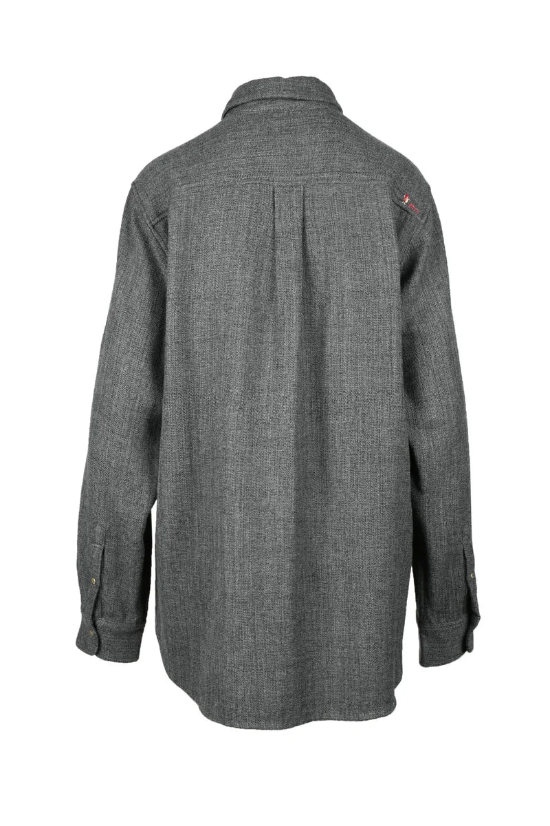 Oversize Wool Shirt - Grey