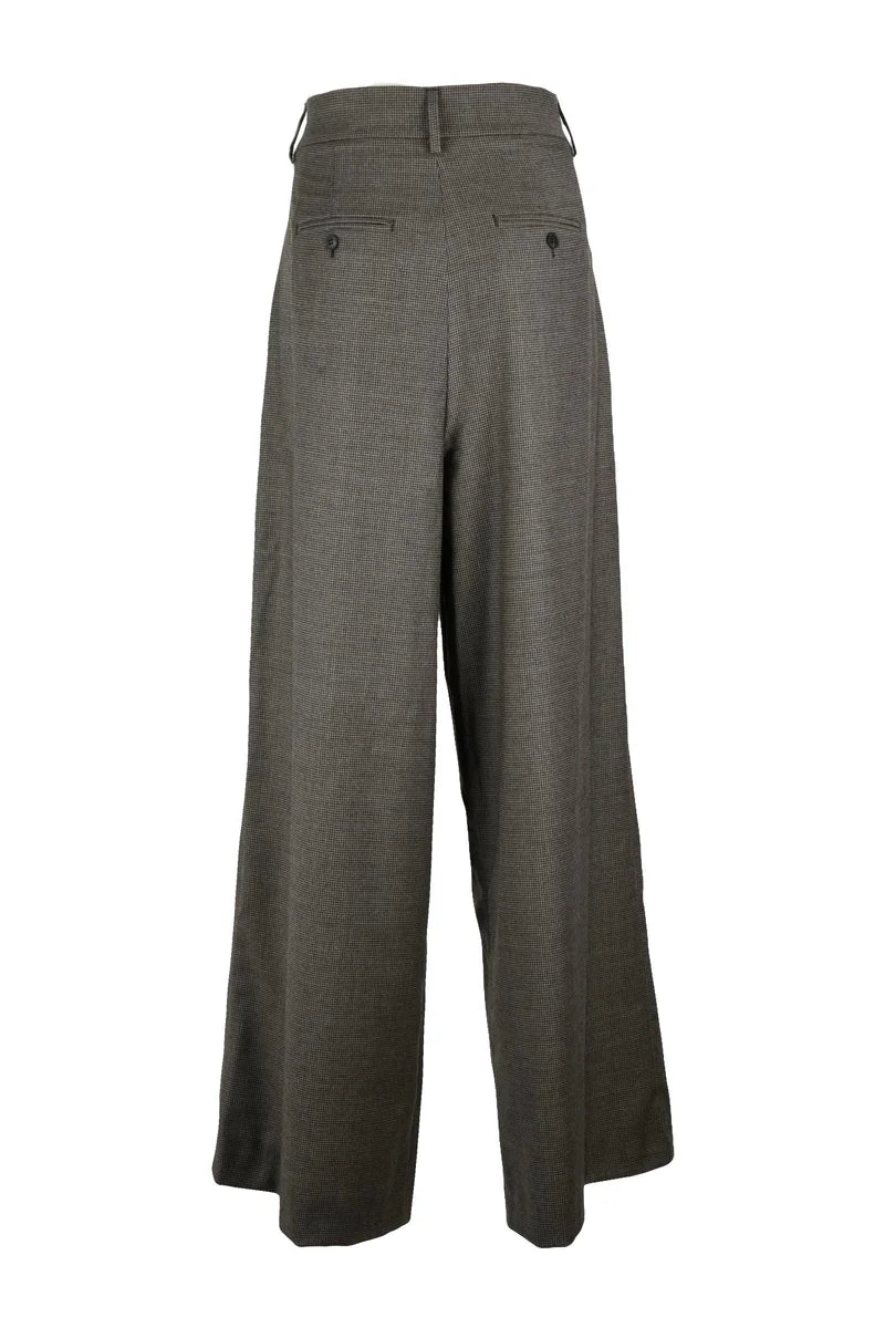 Melodia Trousers - Beige/Brown