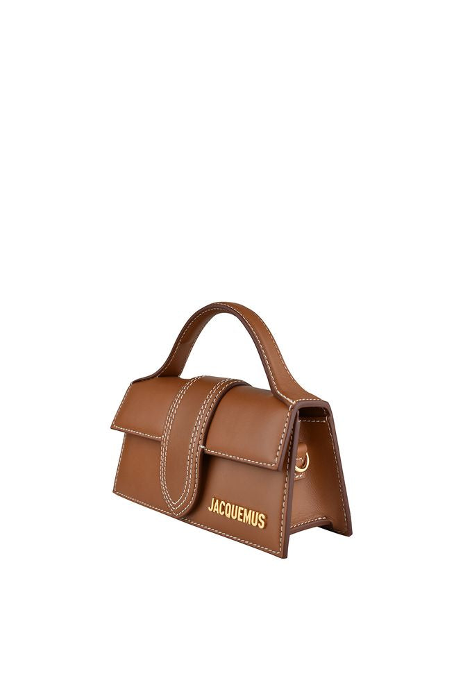 Structured Leather Shoulder Bag
