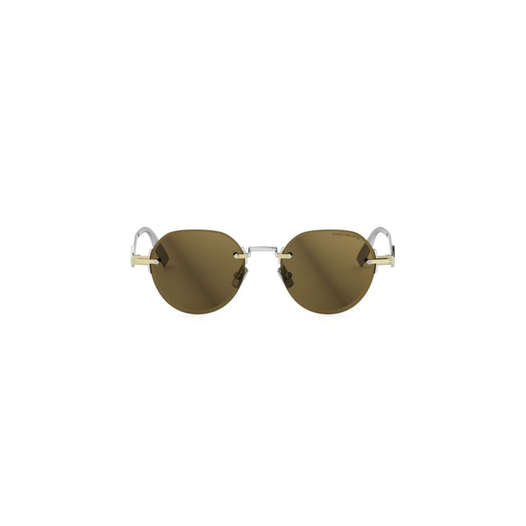 Cd Diamond R5u Rimless Round Sunglasses