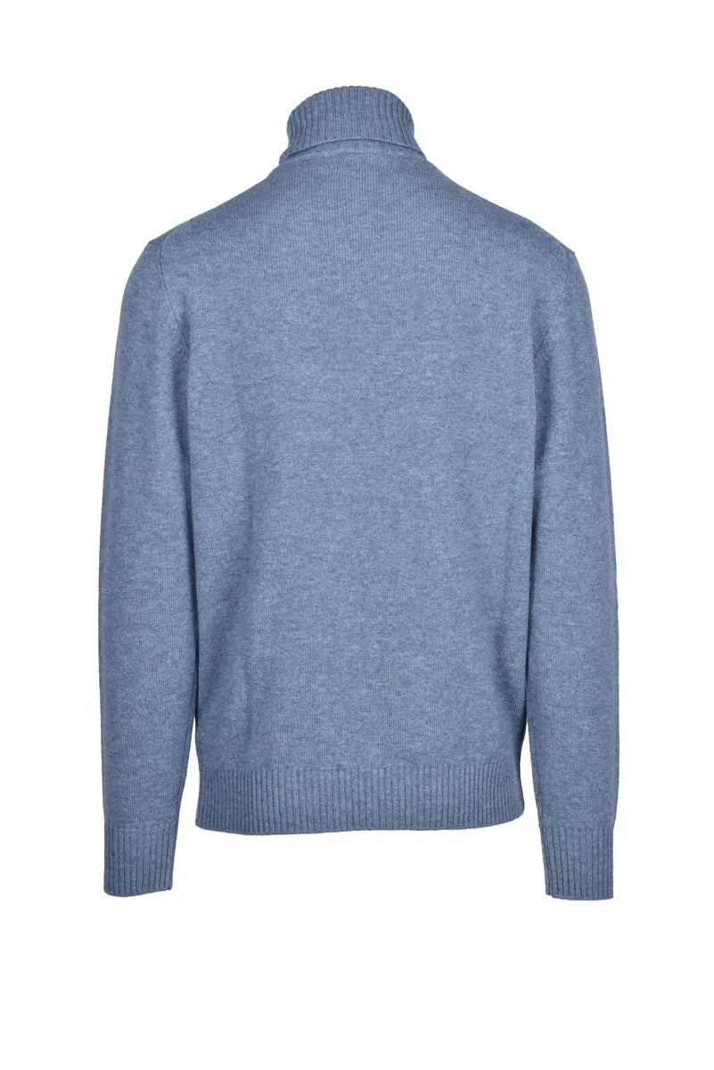 Ciclista Wool and Cashmere Knit - Light Blue