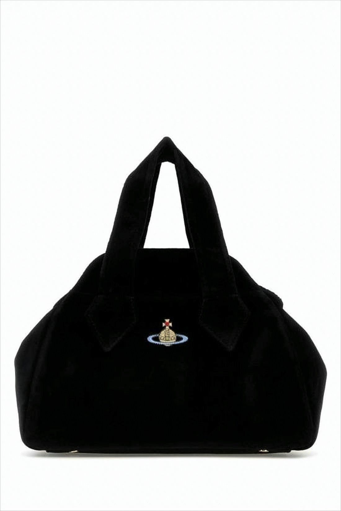 Spacious Black Cotton Tote Bag