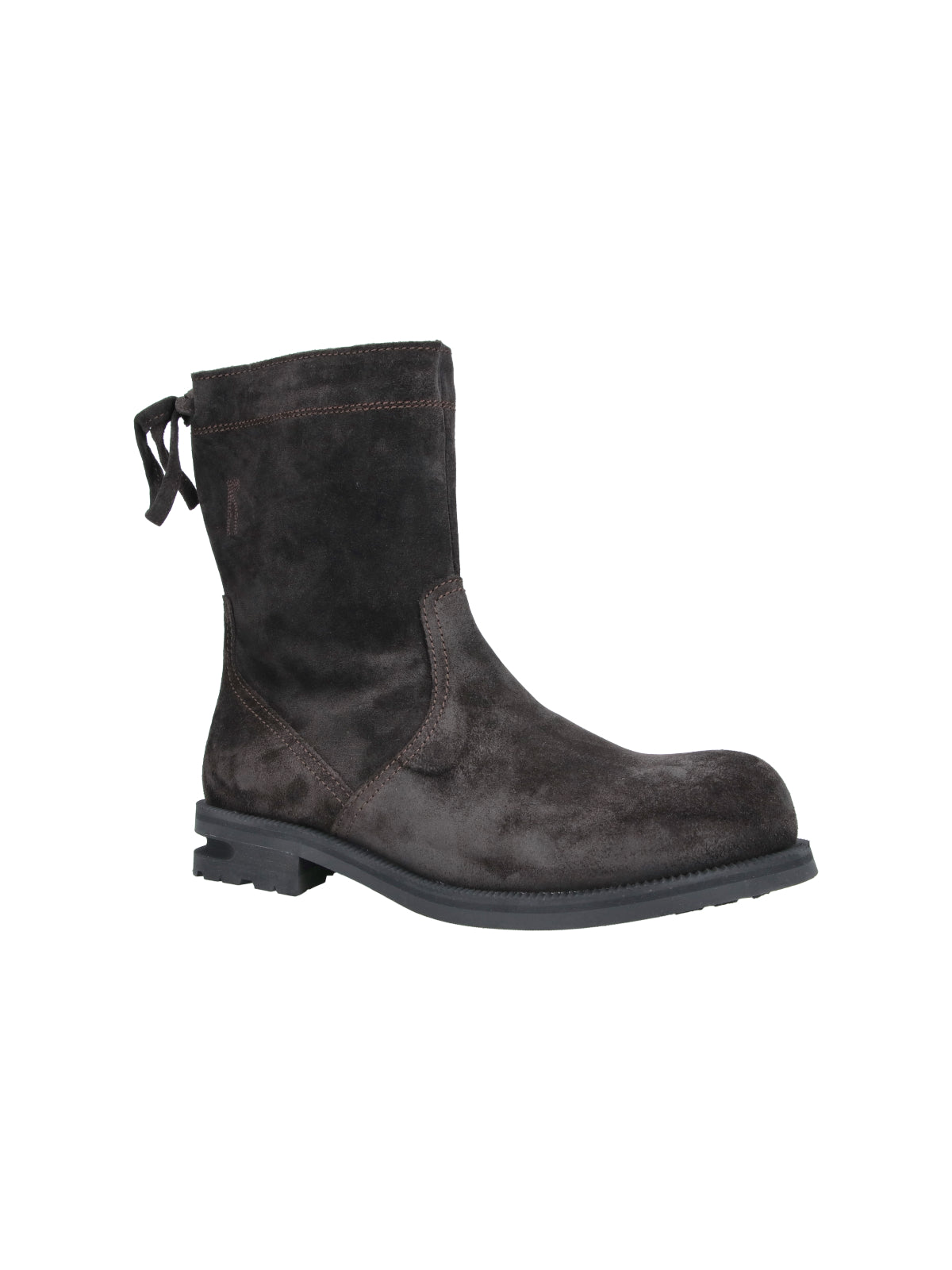 Brown Farkas Suede Side Zip Boots