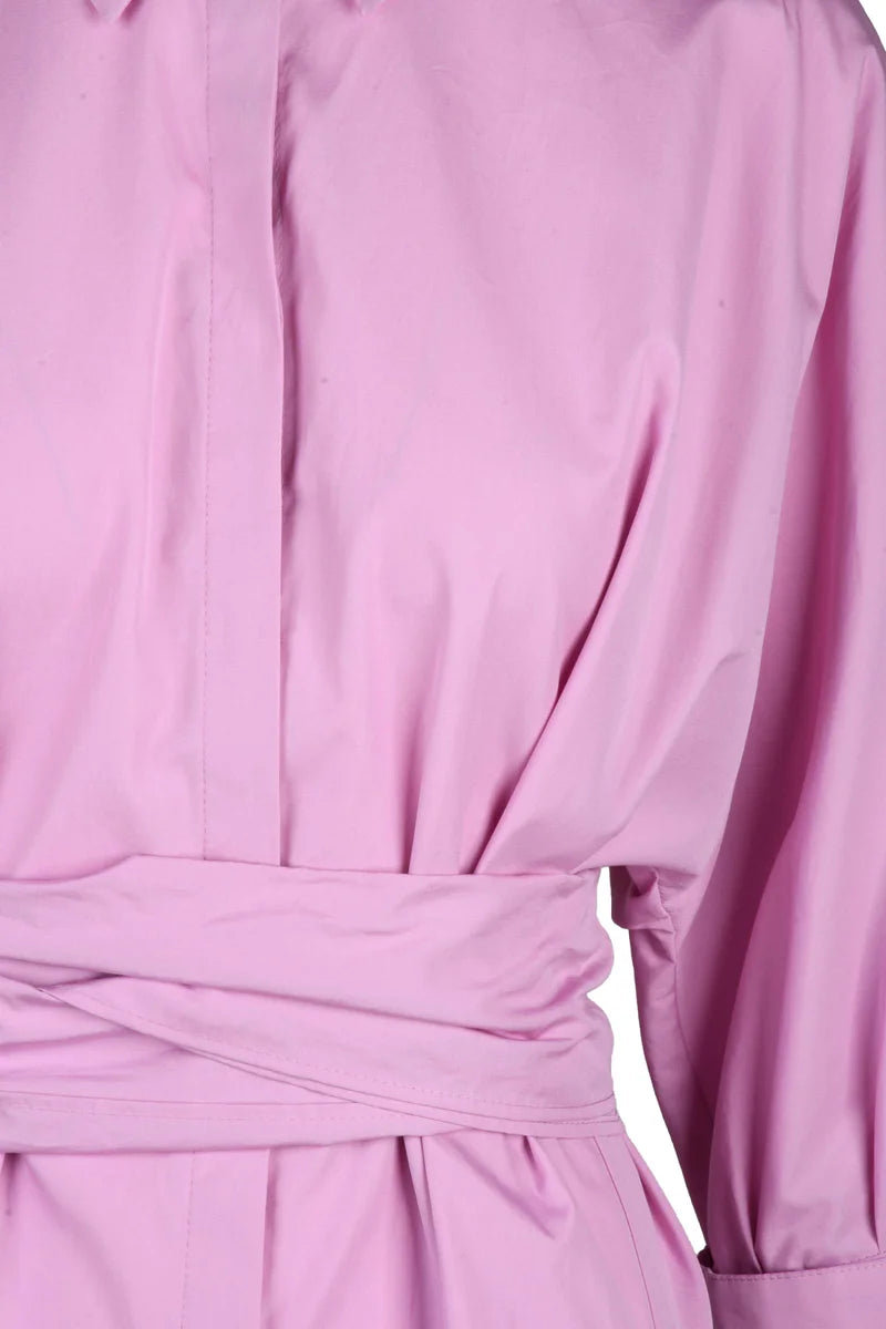 Puff Sleeve Midi Dress