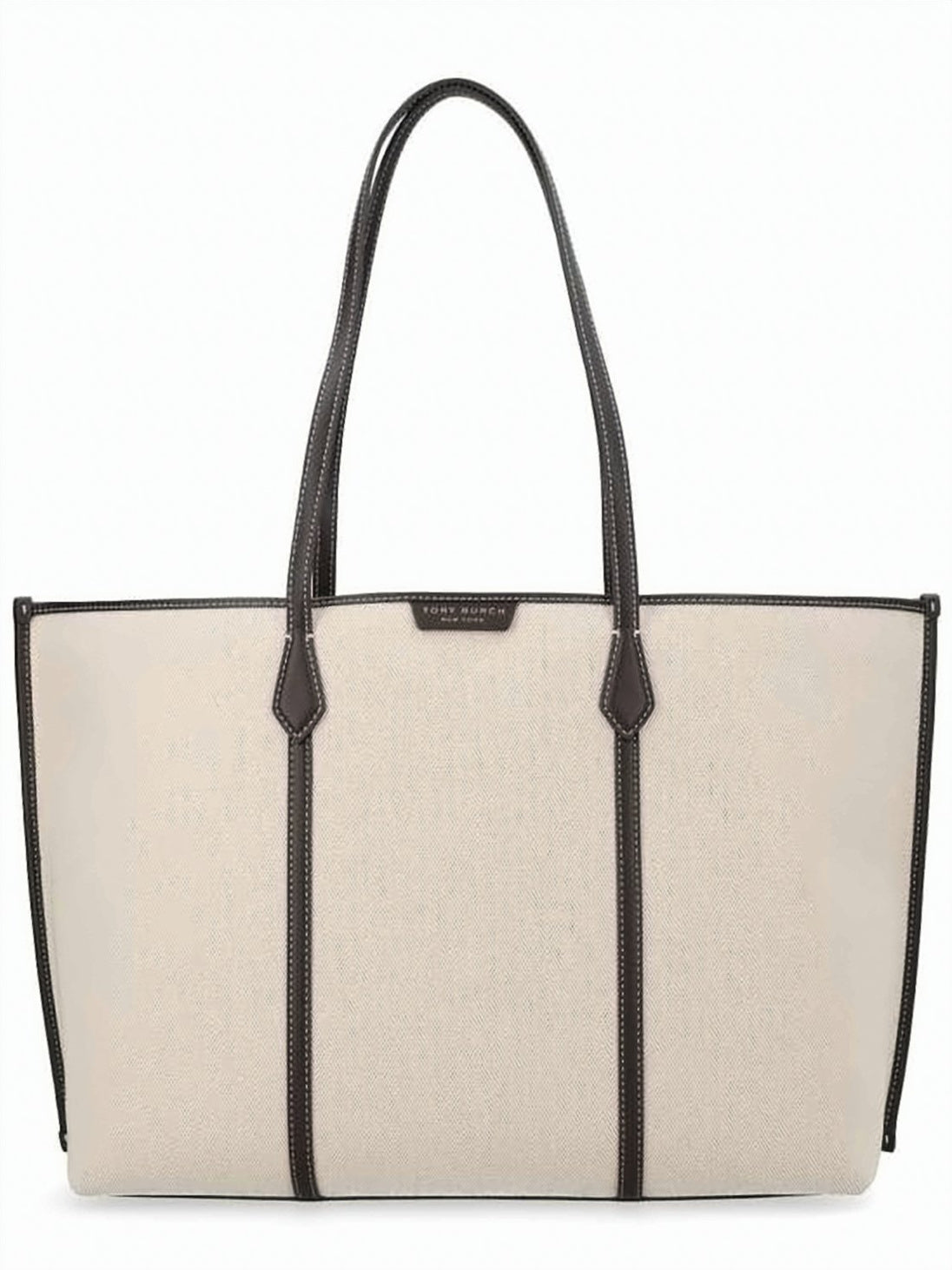 Textured Fabric Shoulder Bag with Sturdy Handles