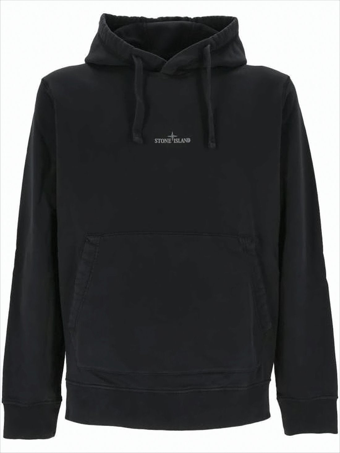 Black Hoodie with Front Kangaroo Pocket