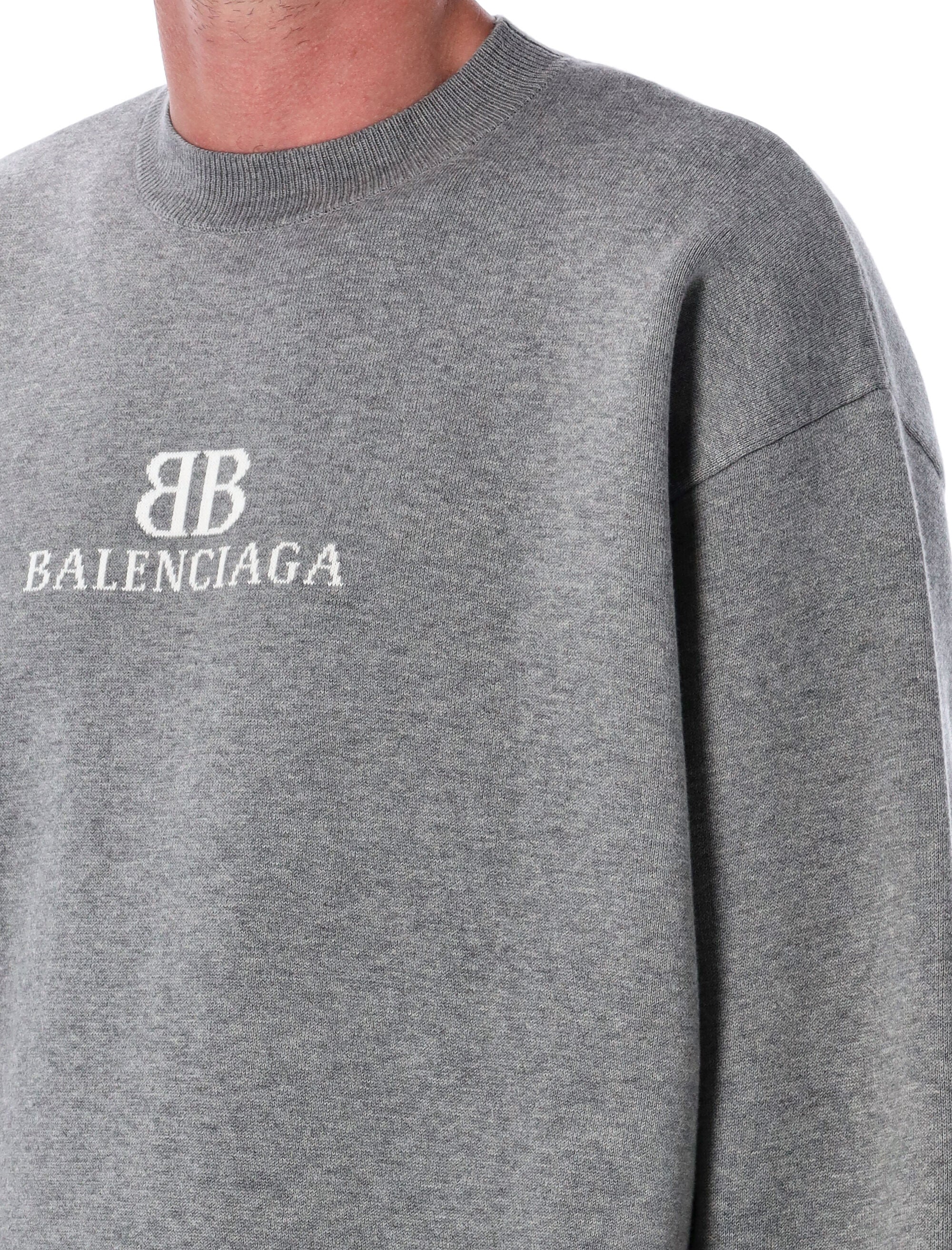 Intarsia Logo Sweatshirt