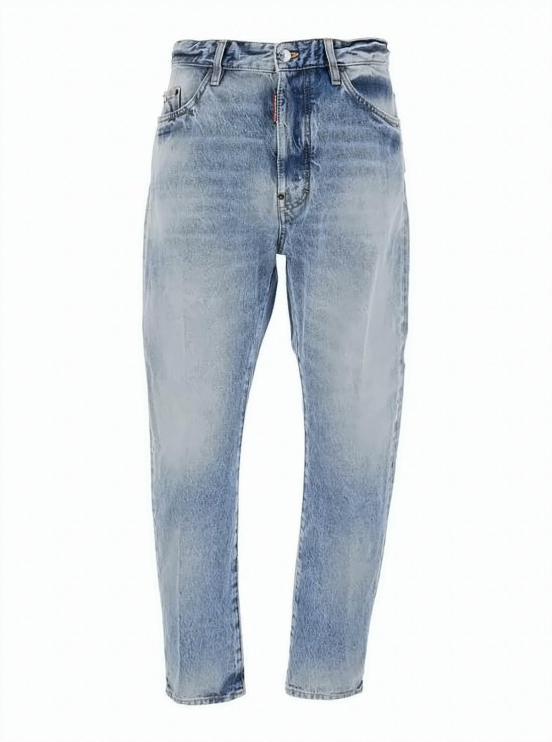 Light Blue Faded Denim Pants