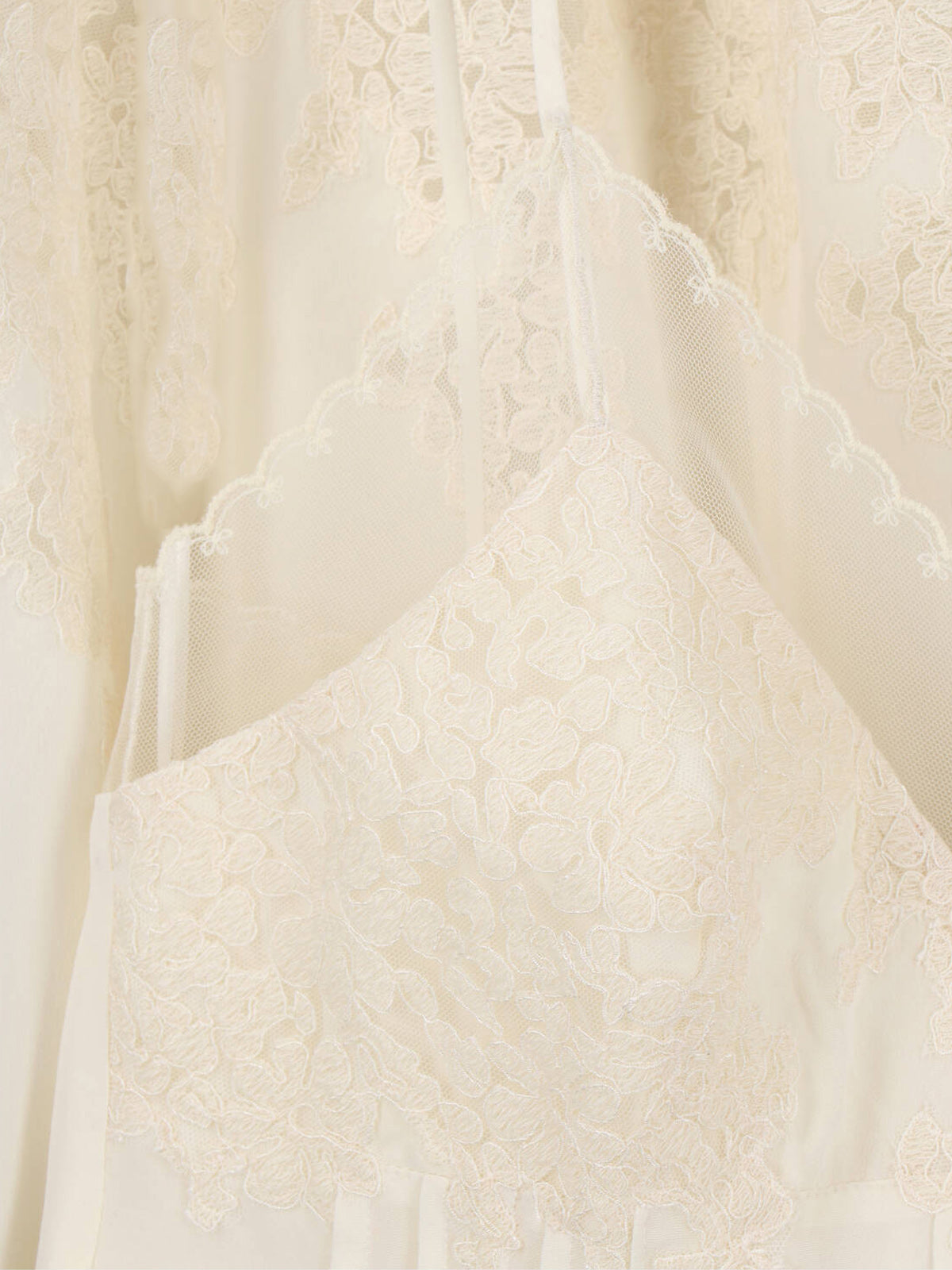 Ivory Silk Midi Dress