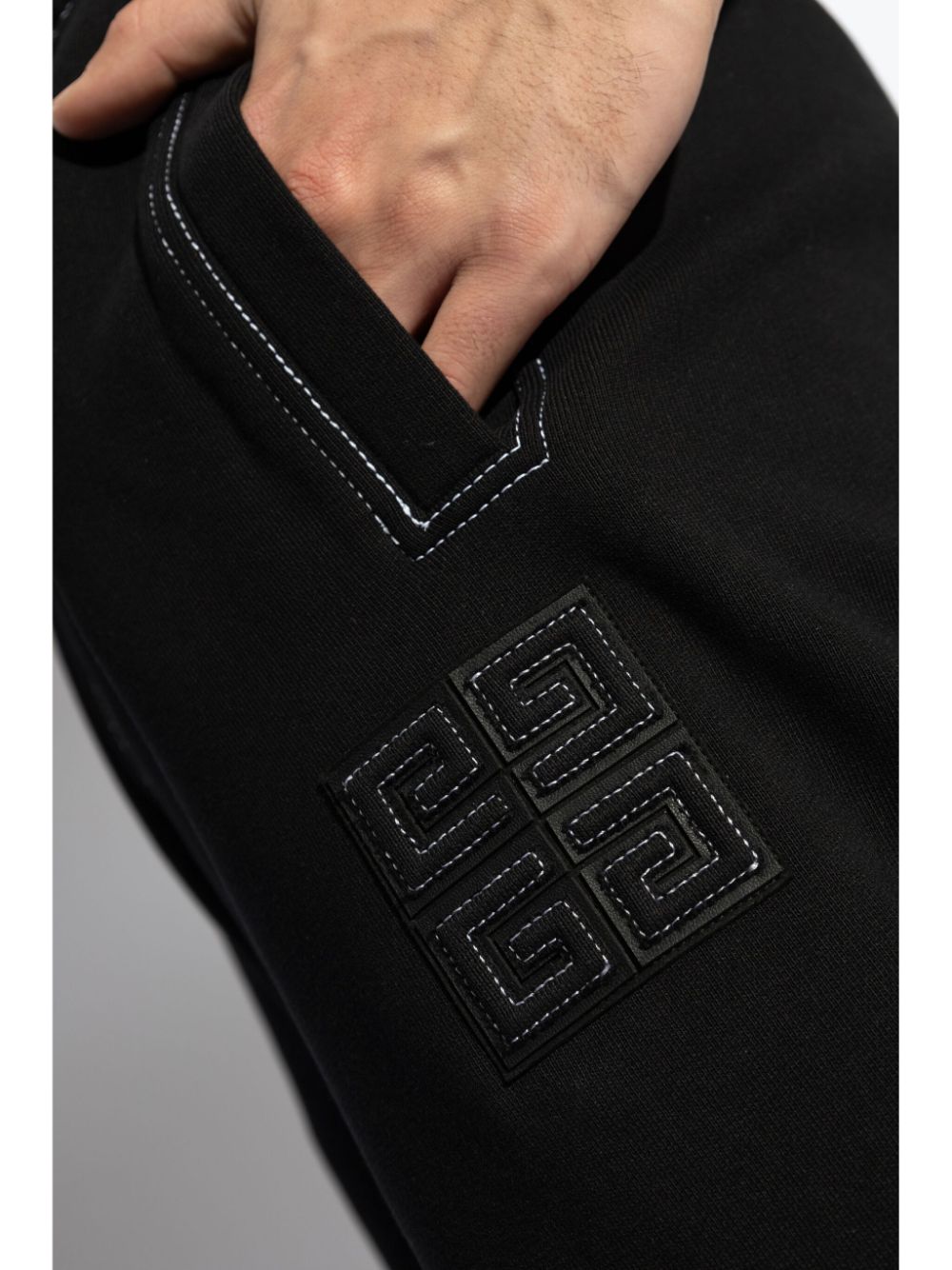 Mid-Rise Black Trousers