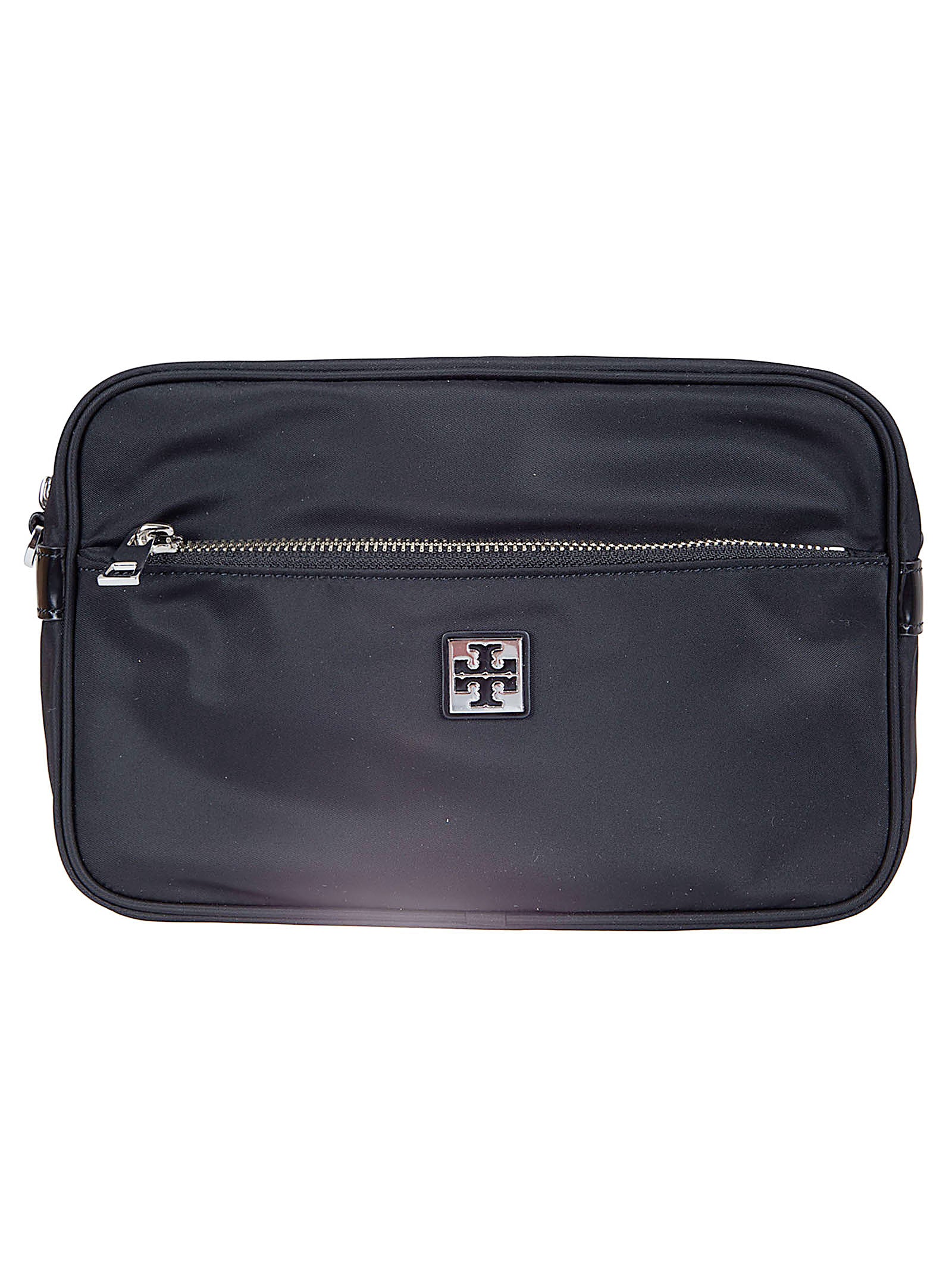 Rectangular Fabric Bag with Adjustable Strap and Removable Pouch