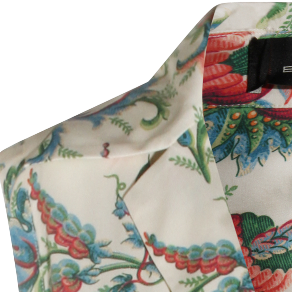 Floral Midi Dress with Collared Neckline