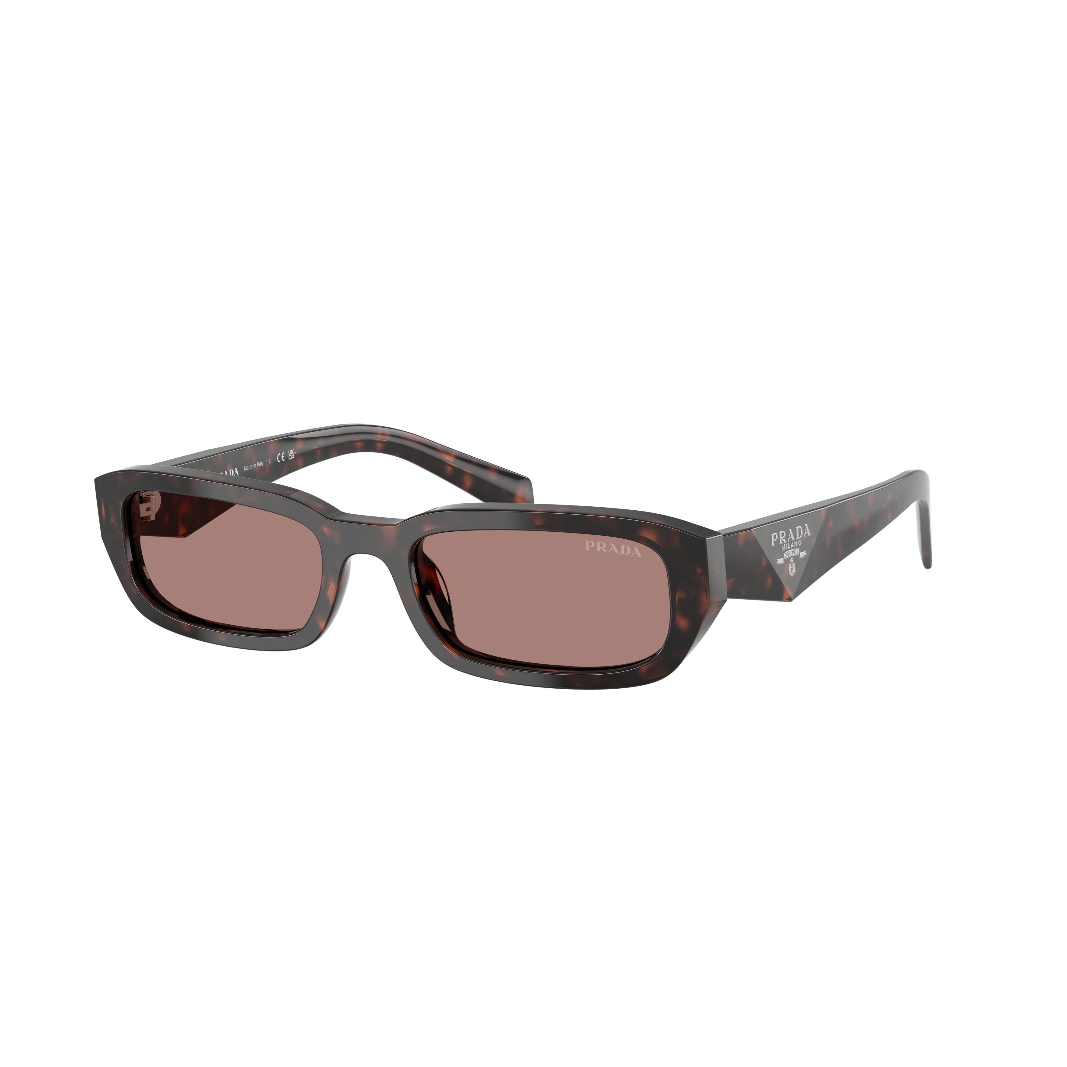0pr B06s Rectangular Tortoiseshell Acetate Sunglasses