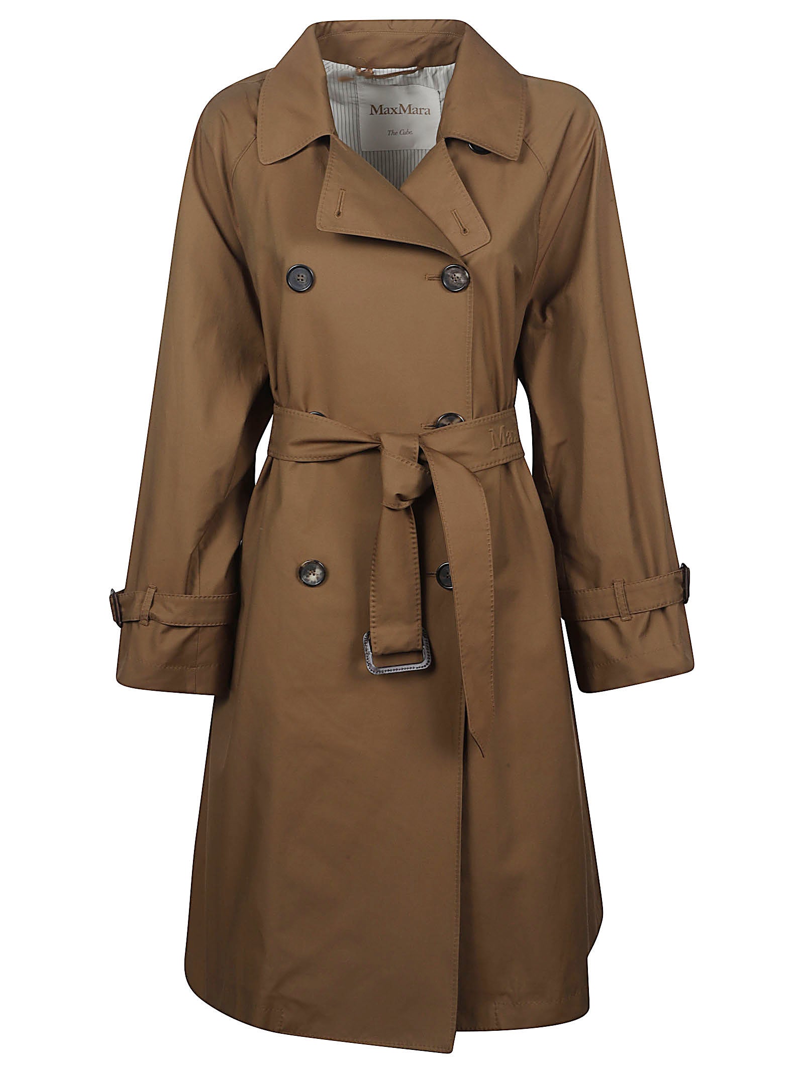 Mtcctrench Double-Breasted Brown Trench Coat