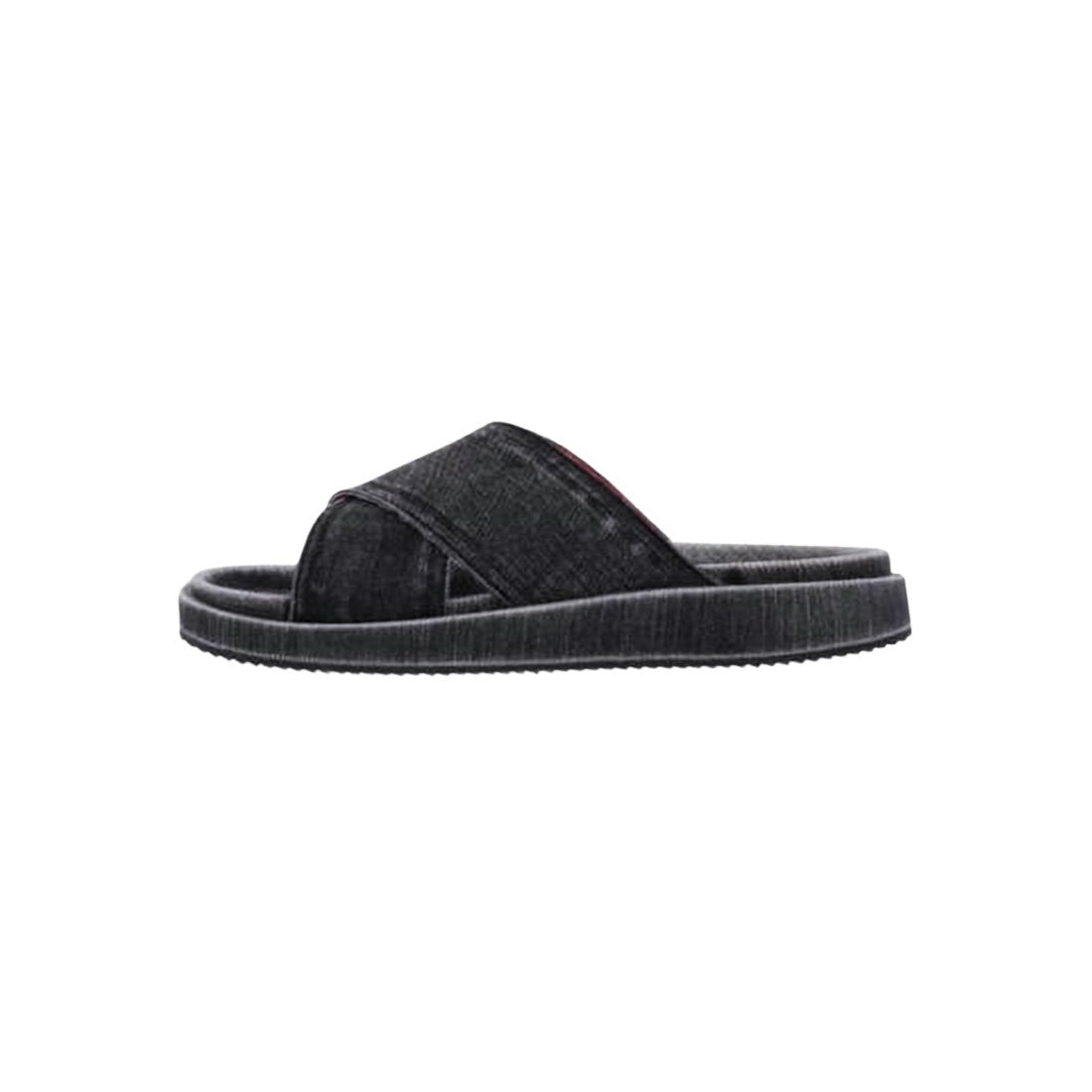 Crisscross Textile Sandals with Cushioned Footbed