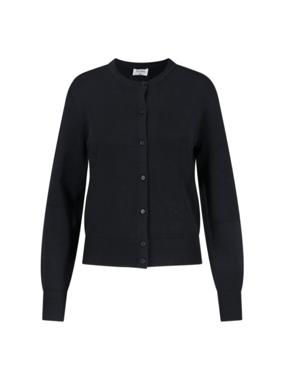 "Glossy" Cardigan Black
