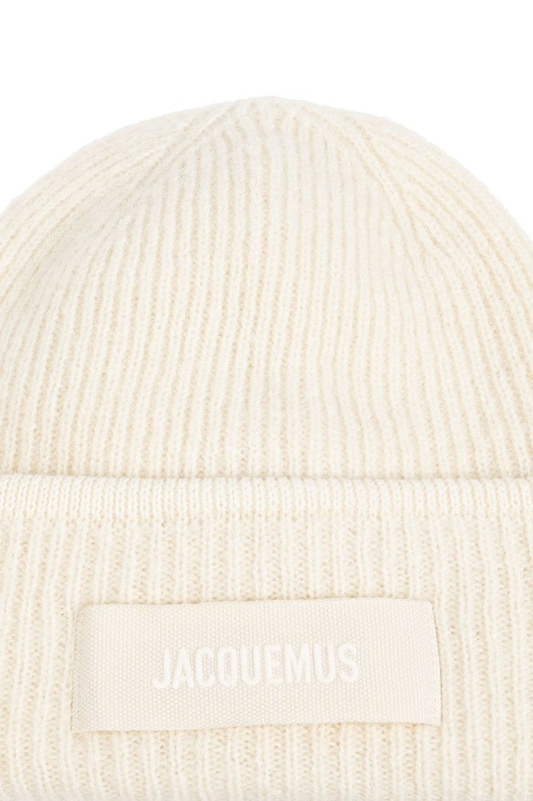 Ribbed Knit Beanie with Folded Cuff