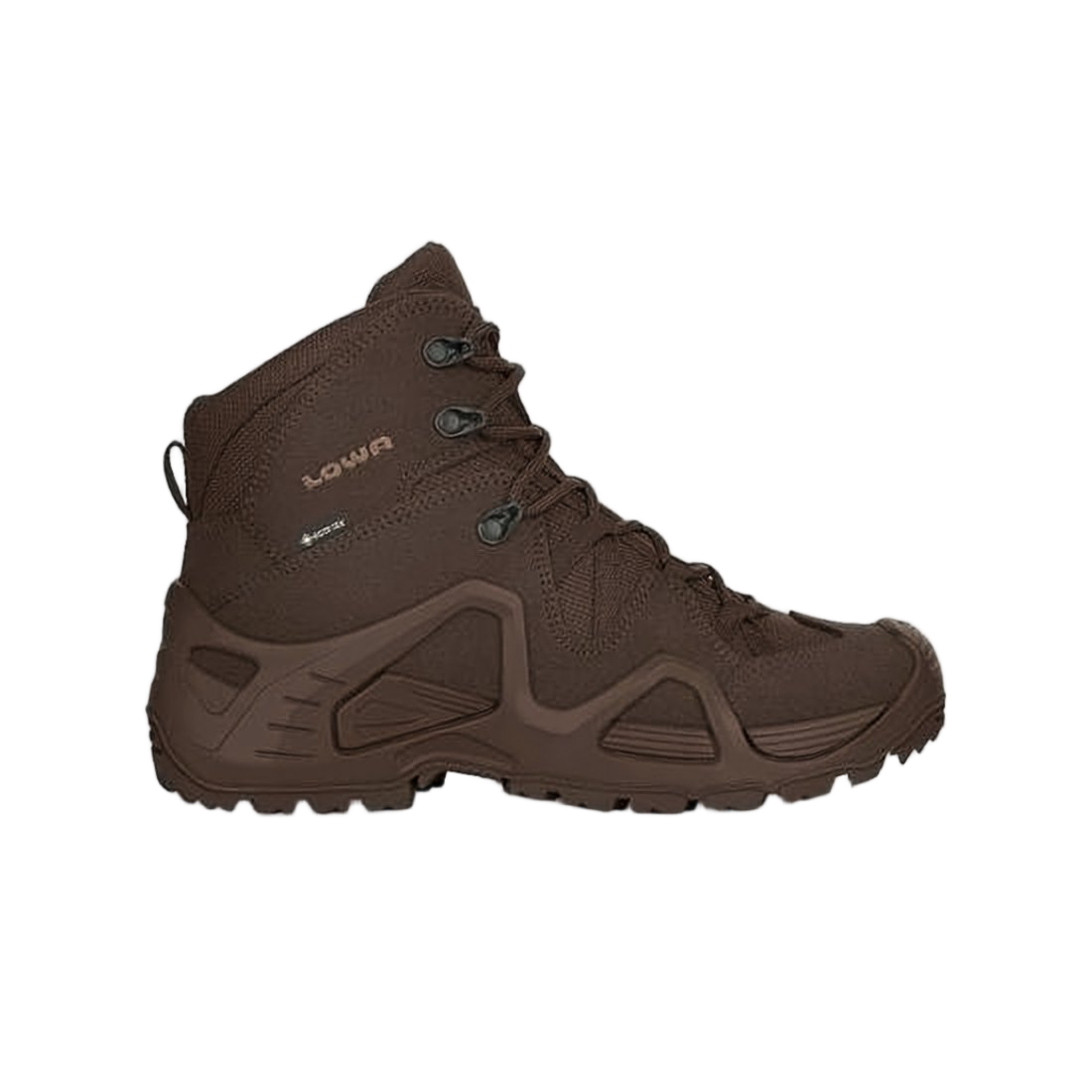 High-Top Rugged Outdoor Boot with Textured Upper
