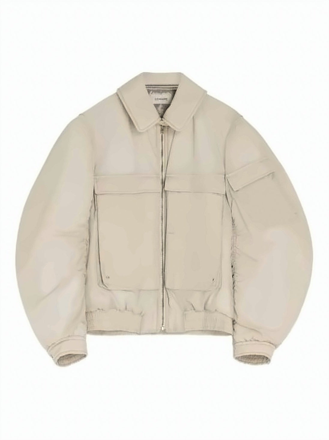 Cropped Boxy Bomber Jacket